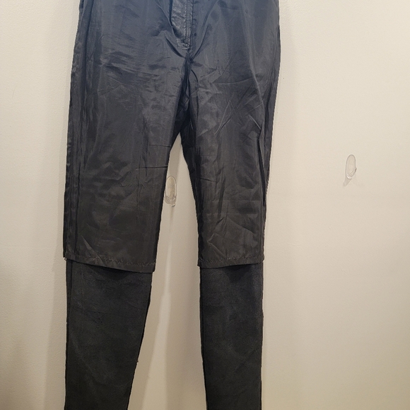 Jones New York high waist black 100% leather pants - Picture 9 of 10